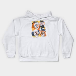 Vintage Creepy Ass Clowns Kids Hoodie